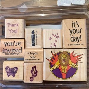 Mixed Bag of Rubber Stamps